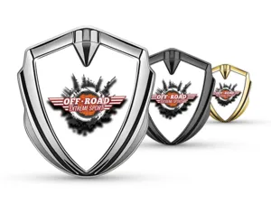 Domed Emblem Badge Pro Style Stainless Steel